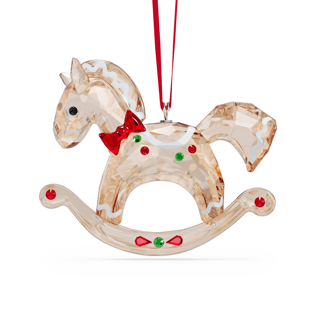 Swarovski Holiday Cheers: Ornament Gingerbread Rocking Horse 5627608