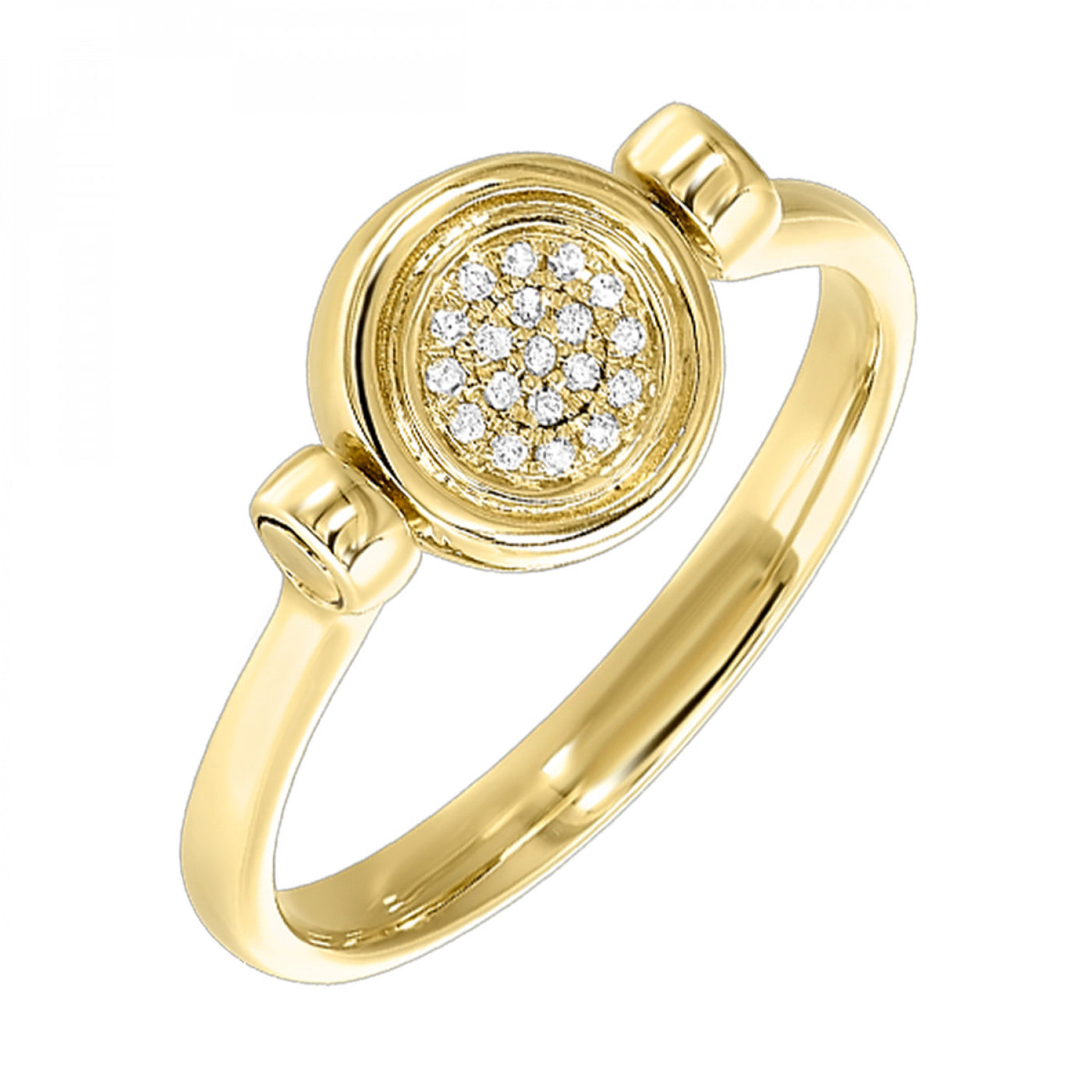 Reversible Rings Yellow Gold Diamond and Black Enamel Reversible Ring – Palmers Jewelry