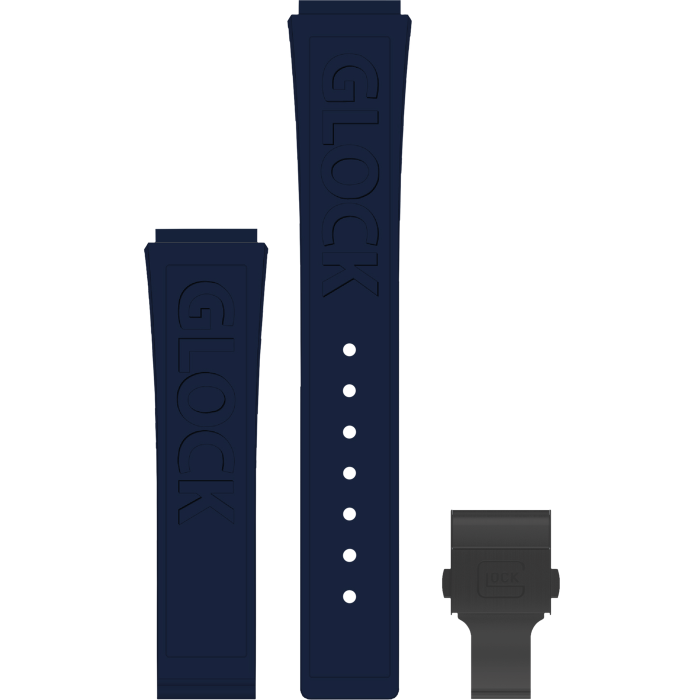 Glock Watch Strap GB-PU-BLUE-LOGO-BC-24
