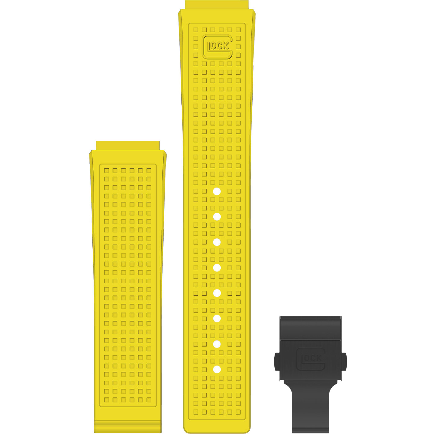 Glock Watch Strap GB-PU-YELLOW-RTF-BC-18