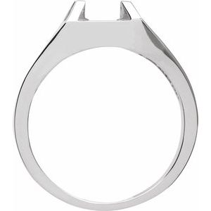 Sterling Silver 10x8 mm Oval Ring Mounting