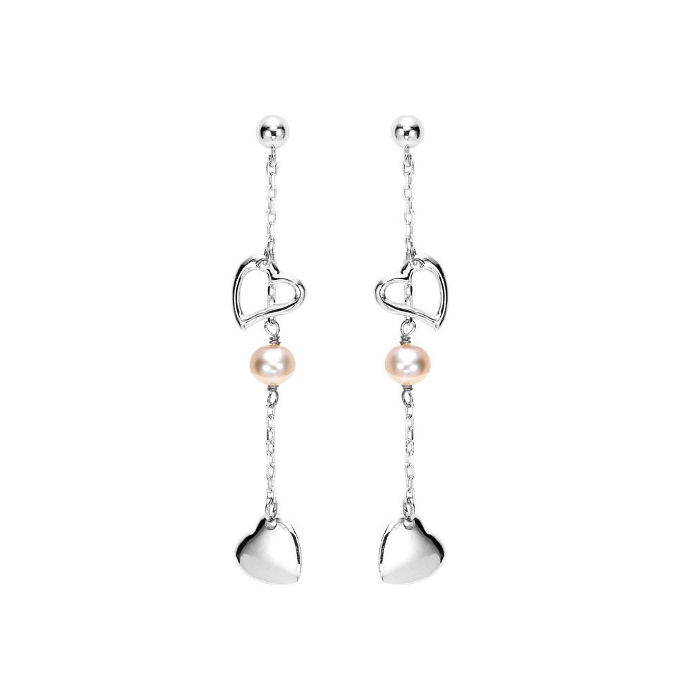 Sterling Silver Pearl Earrings