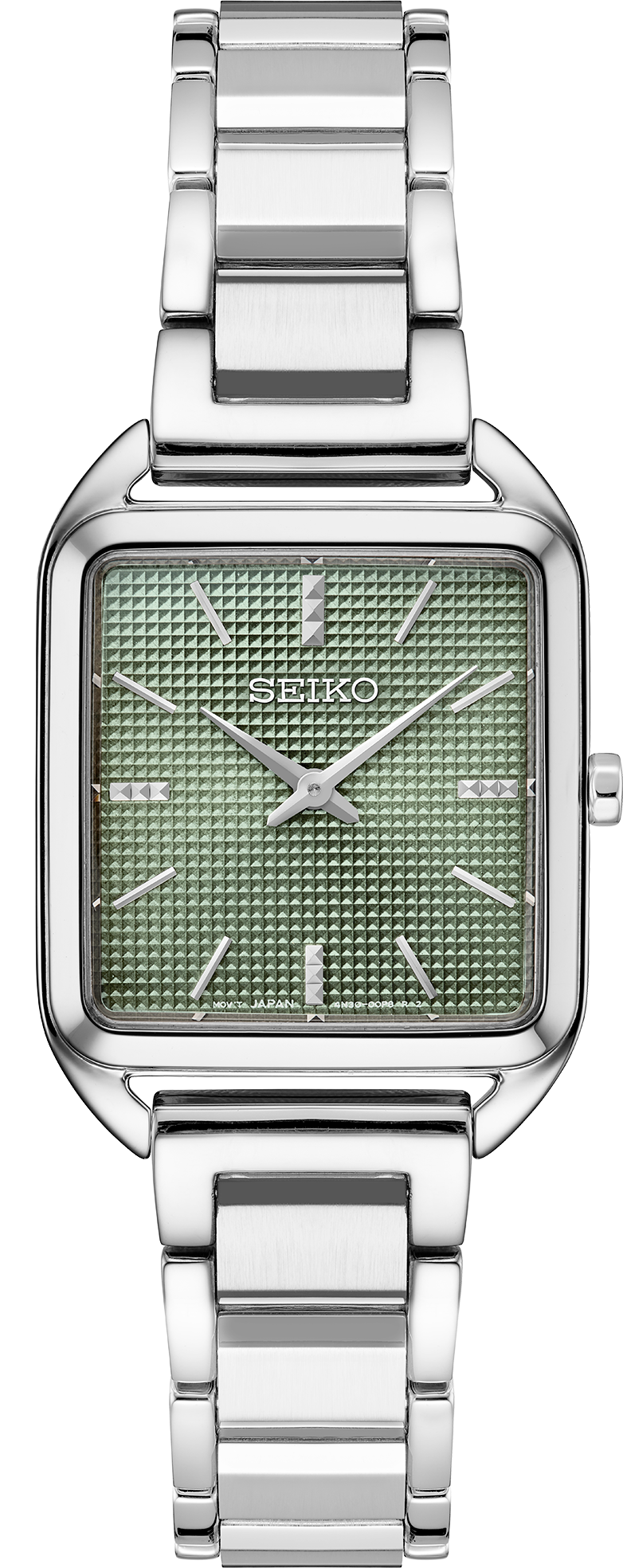 SEIKO QUARTZ スクエア 腕時計　シルバーカラー Essentials SWR075 – Palmers Jewelry